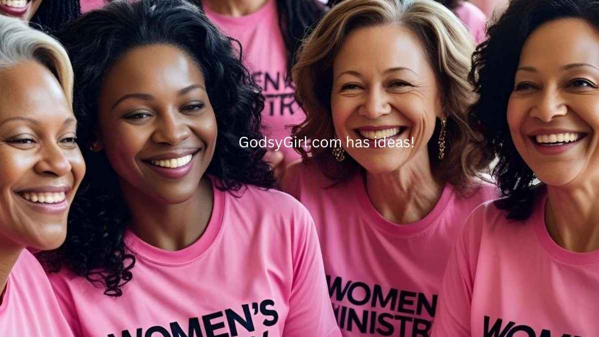 a group of women wearing pink shirts