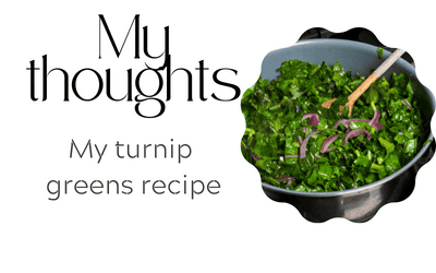 Instant Pot Turnip Greens Recipe - WW friendly