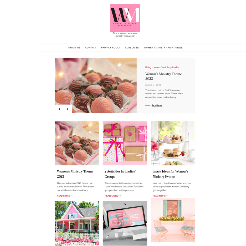 Women's ministry resources