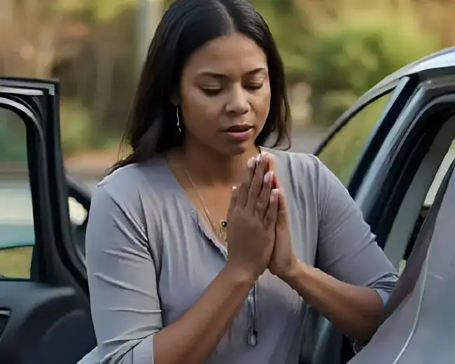woman praying prayers for you and your family